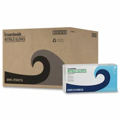Boardwalk 395 Series Disposable General-Purpose Nitrile Gloves, Powder-Free, Medium, 5 mil Thick, 9.5
