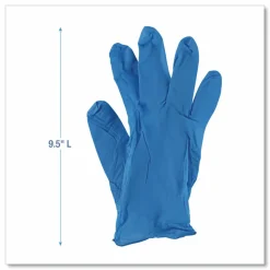Boardwalk 395 Series Disposable General-Purpose Nitrile Gloves, Powder-Free, Medium, 5 mil Thick, 9.5