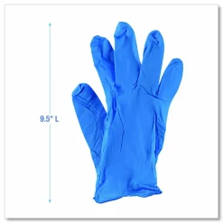 Boardwalk 395 Series Disposable General-Purpose Nitrile Gloves, Powder-Free, Small, 5 mil Thick, 9.5