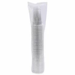 Boardwalk Clear Plastic PET Cups, 24 oz, 50 Cups/Sleeve, 12 Sleeves/Carton