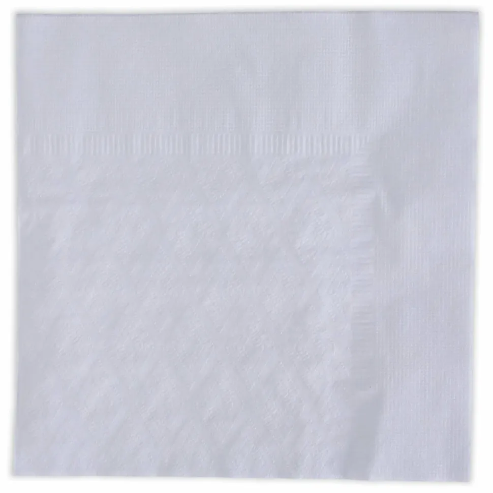 Boardwalk Dinner Napkin, 1-Ply, 17 x 17, White, 250/Pack, 12 Packs/Carton