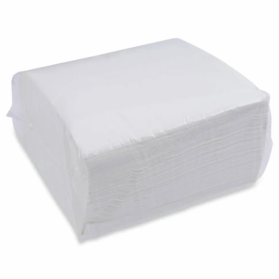 Boardwalk Dinner Napkin, 1-Ply, 17 x 17, White, 250/Pack, 12 Packs/Carton