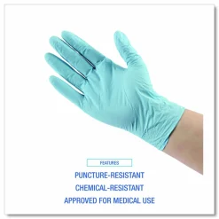 Boardwalk Disposable Examination Nitrile Gloves, Powder-Free, X-Large, 5 mil Thick, 9.5
