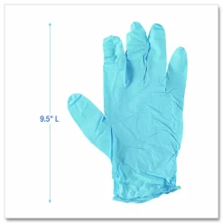 Boardwalk Disposable Examination Nitrile Gloves, Powder-Free, X-Large, 5 mil Thick, 9.5
