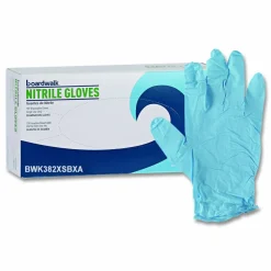 Boardwalk Disposable Examination Nitrile Gloves, Powder-Free, X-Small, 5 mil Thick, 9.5