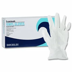 Boardwalk General Purpose Vinyl Gloves, Powder-Free, Large, 2.6 mil Thick, 9.5