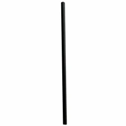 Boardwalk Jumbo Straws, 7.75", Polypropylene, Black, 250/Pack, 50 Packs/Carton