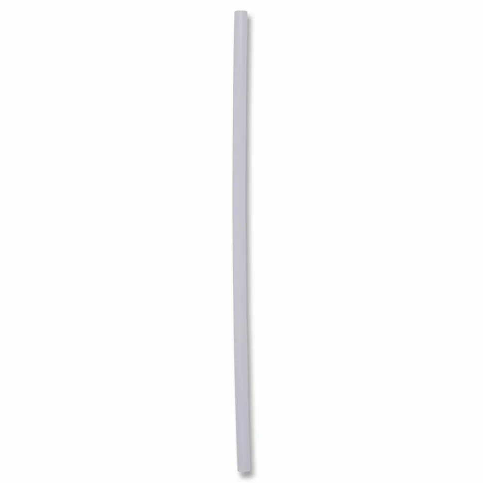 Boardwalk Jumbo Straws, Unwrapped, 7.75", Plastic, Translucent, 250/Pack, 50 Packs/Carton