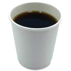 Boardwalk Paper Hot Cups, Double-Walled, 8 oz, White, 500/Carton