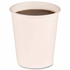 Boardwalk Paper Hot Cups, 8 oz, White, 50/Sleeve, 20 Sleeves/Carton