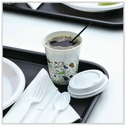 Boardwalk Single-Tube Stir-Straws, 5.25", Polypropylene, Black, 1,000/Pack, 10 Packs/Carton