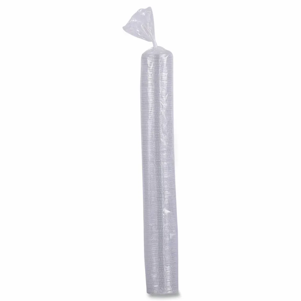 Boardwalk Souffle/Portion Cup Lids, Fits 1 oz Portion Cups, Plastic, Clear, 2,500/Carton