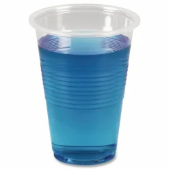Boardwalk Translucent Plastic Cold Cups, 16 oz, 50/Sleeve, 20 Sleeves/Carton