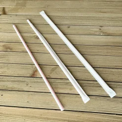 Boardwalk Wrapped Giant Straws, 10.25