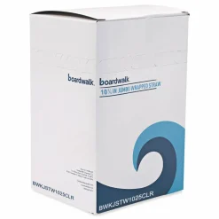 Boardwalk Wrapped Giant Straws, 10.25