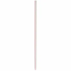 Boardwalk Wrapped Jumbo Straws, 10.25", Polypropylene, Red/White Striped, 500/Pack, 4 Packs/Carton