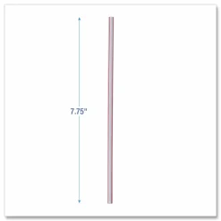 Boardwalk Wrapped Jumbo Straws, 7.75