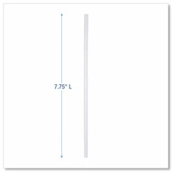 Boardwalk Wrapped Jumbo Straws, 7.75