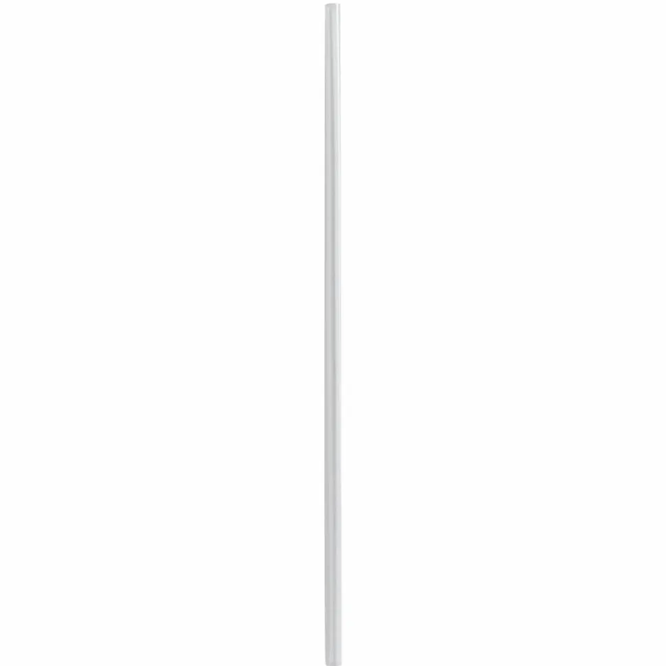 Boardwalk Wrapped Jumbo Straws, 10.25", Polypropylene, Clear, 500/Pack, 4 Packs/Carton