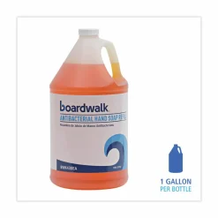 Boardwalk Antibacterial Liquid Soap Refill, Clean Scent, 1 gal Bottle