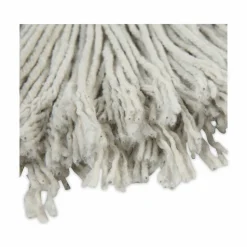 Boardwalk Banded Cotton Mop Head, #24, White, 12/Carton