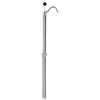 Boardwalk Bottle Pump, 22 oz Output, Steel, 42.5" Tall, Chrome
