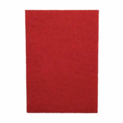 Boardwalk Buffing Floor Pads, 28 x 14, Red, 10/Carton