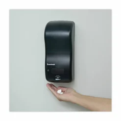 Boardwalk Bulk Fill Foam Soap Dispenser with Key Lock, 900 mL, 5.25 x 4 x 12, Black Pearl