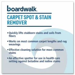 Boardwalk Carpet Spot and Stain Remover, Country Fresh Scent, 32 oz Bottle, 12/Carton