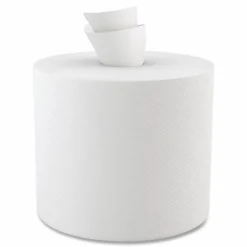 Boardwalk Center-Pull Hand Towels, 2-Ply, Perforated, 7.5 x 9, White, 600/Roll, 6 Rolls/Carton