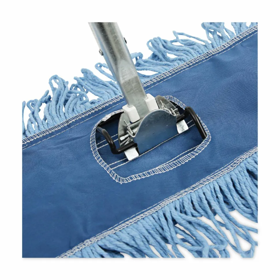 Boardwalk Clip-On Dust Mop Frame, 60 x 5, Zinc Plated, Black