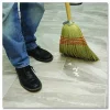 Boardwalk Corn/Fiber Brooms, Corn/Yucca Bristles, 53.5" Overall Length, Natural, 6/Carton