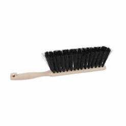 Boardwalk Counter Brush, Black Polypropylene, 4.5" Brush, 3.5" Tan Plastic Handle