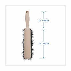 Boardwalk Counter Brush, Black Tampico Bristles, 4.5