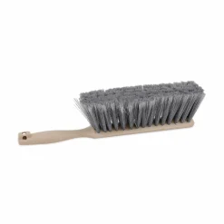 Boardwalk Counter Brush, Gray Flagged Polypropylene Bristles, 4.5