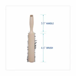 Boardwalk Counter Brush, Gray Flagged Polypropylene Bristles, 4.5