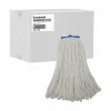 Boardwalk Cut-End Lie-Flat Wet Mop Head, Rayon, 16oz, White, 12/Carton