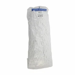 Boardwalk Cut-End Lie-Flat Wet Mop Head, Rayon, 24oz, White, 12/Carton