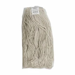 Boardwalk Cut-End Lie-Flat Wet Mop Head, Cotton, 24oz, White