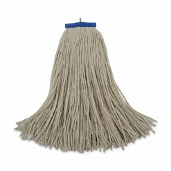 Boardwalk Cut-End Lie-Flat Wet Mop Head, Cotton, 24oz, White
