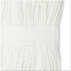 Boardwalk Cut-End Wet Mop Head, Cotton, #24, White