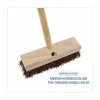 Boardwalk Deck Brush Head, 2" Brown Palmyra Fiber Bristles, 10" Brush