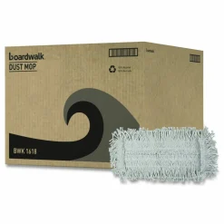 Boardwalk Disposable Dust Mop Head, Cotton, 18w x 5d