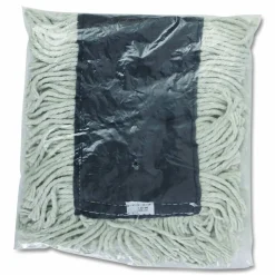Boardwalk Disposable Dust Mop Head, Cotton, 18w x 5d