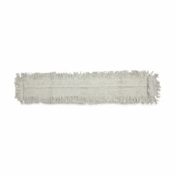 Boardwalk Disposable Dust Mop Head, Cotton/Synthetic Fibers, 48 x 5, White