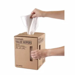 Boardwalk DRC Wipers, Centerpull, 10 x 11.5, White, 200/Carton