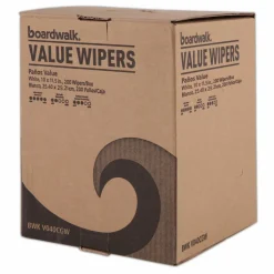 Boardwalk DRC Wipers, Centerpull, 10 x 11.5, White, 200/Carton