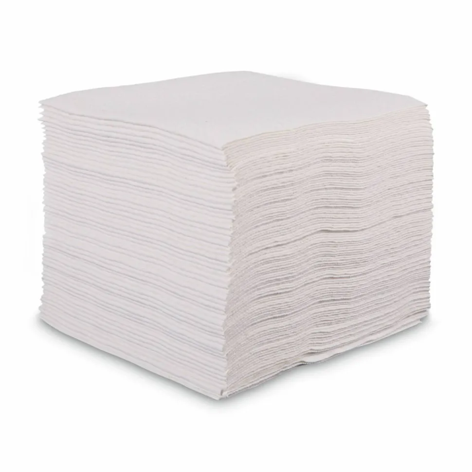 Boardwalk DRC Wipers, 12 x 13, White, 56 Bag, 18 Bags/Carton