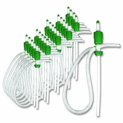 Boardwalk Drum Pump, 5 gpm, Plastic, 46" Tall, Clear, 25/Carton