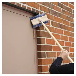Boardwalk Dual-Surface Vehicle Brush, Black Polypropylene Bristles, 10